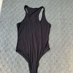 Black tank bodysuit